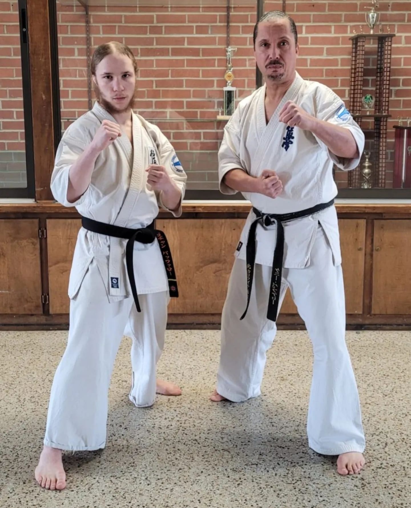 Training at the dojo